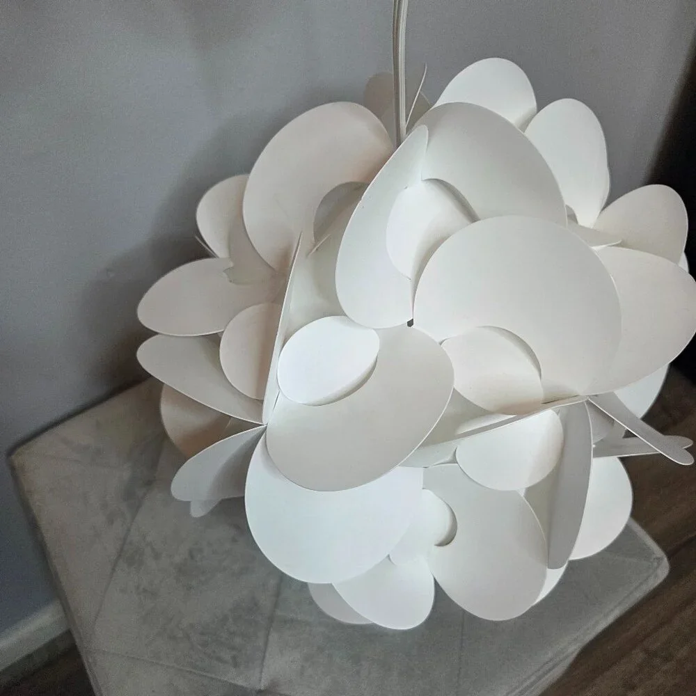 Akari Lanterns‎ Deluxe Rounds White Pendant Light Fixture